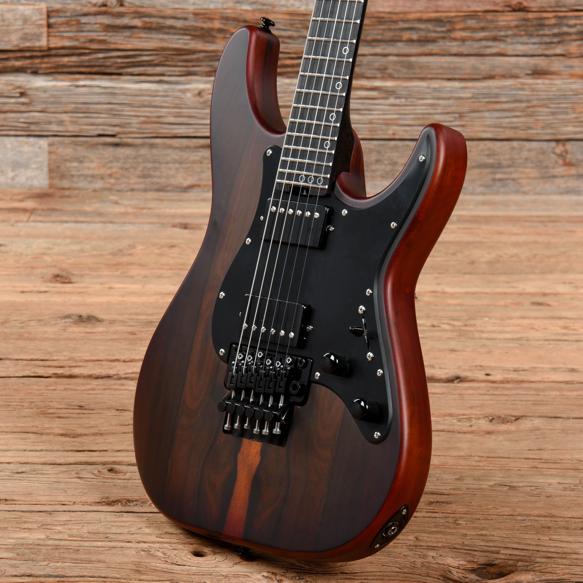 Schecter Sun Valley Super Shredder Exotic Ziricote Natural 2021 Electric Guitars / Solid Body