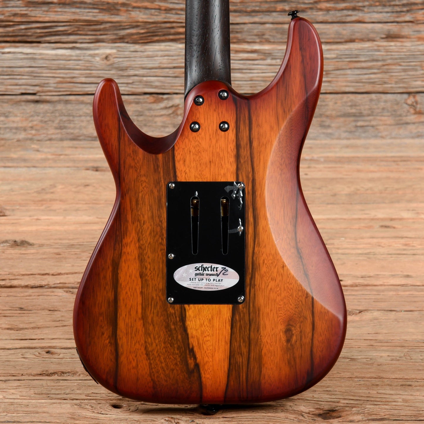 Schecter Sun Valley Super Shredder Exotic Ziricote Natural 2021 Electric Guitars / Solid Body