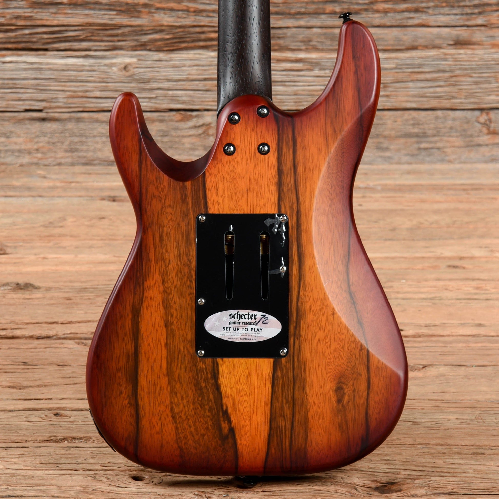 Schecter Sun Valley Super Shredder Exotic Ziricote Natural 2021 Electric Guitars / Solid Body