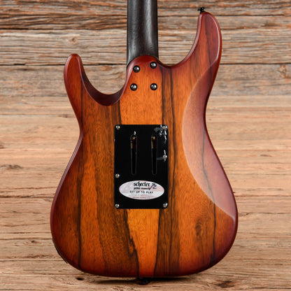 Schecter Sun Valley Super Shredder Exotic Ziricote Natural 2021 Electric Guitars / Solid Body