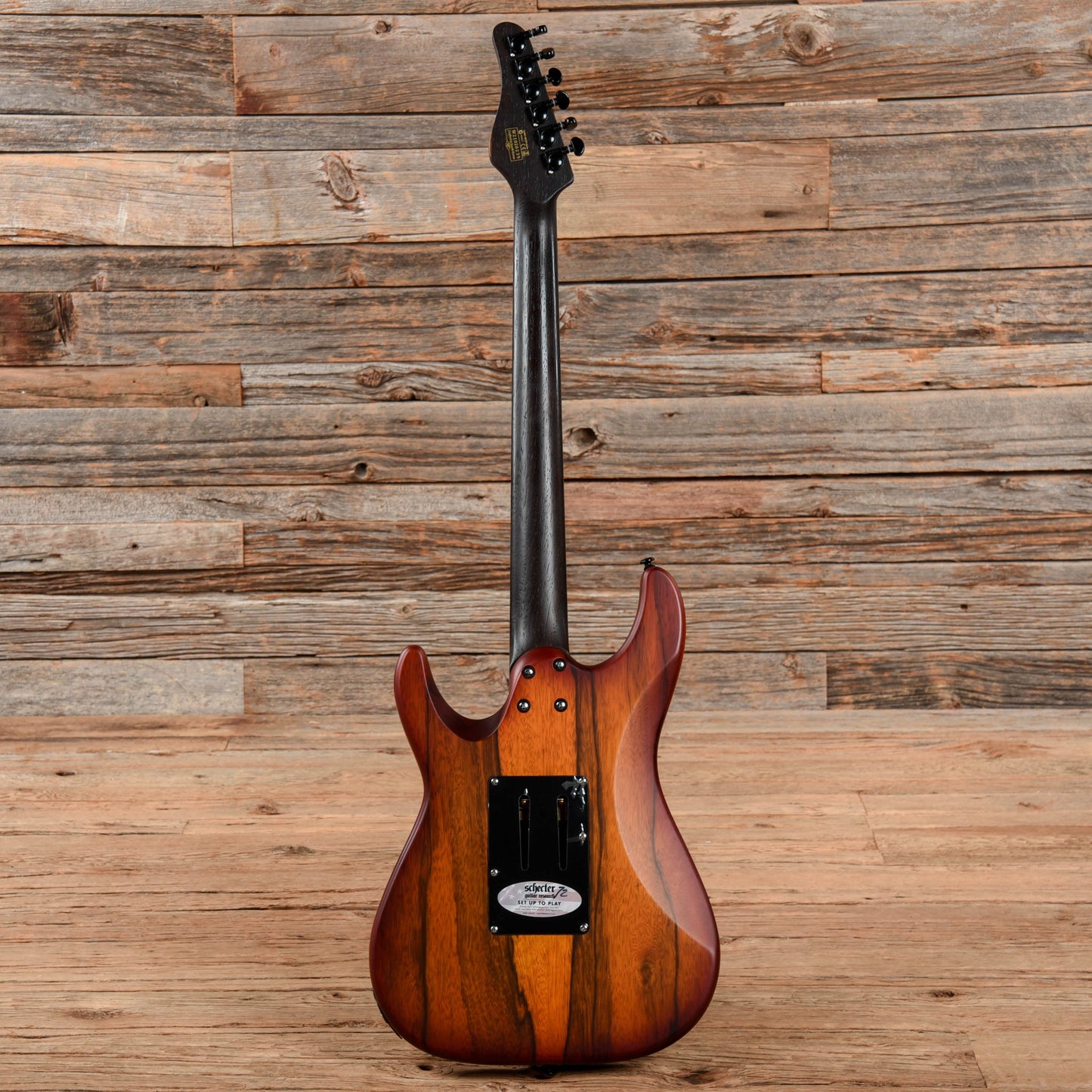 Schecter Sun Valley Super Shredder Exotic Ziricote Natural 2021 Electric Guitars / Solid Body