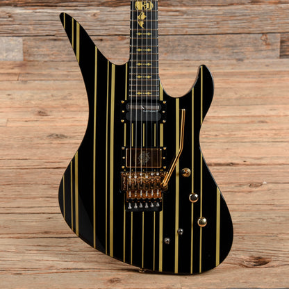 Schecter Synyster Gates Custom-S Black with Gold Pinstripes 2019 Electric Guitars / Solid Body