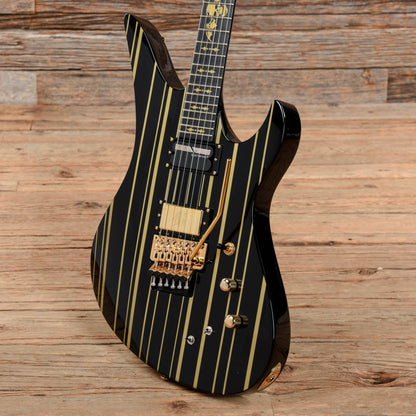 Schecter Synyster Gates Custom-S Black with Gold Pinstripes 2019 Electric Guitars / Solid Body