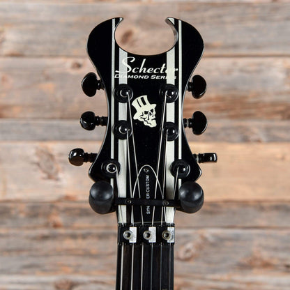 Schecter Synyster Gates Signature Synyster Custom Gloss Black w/Silver Pin Stripes 2011 Electric Guitars / Solid Body