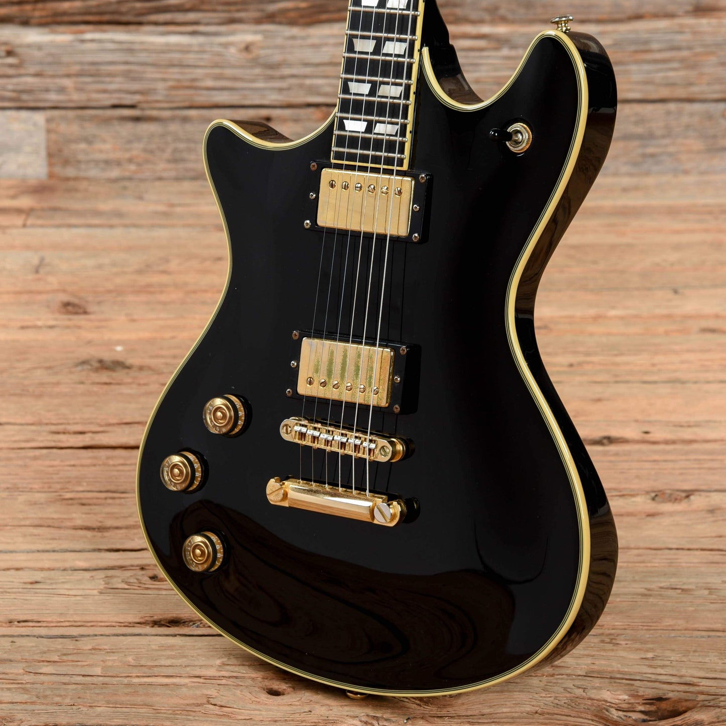 Schecter Tempest Custom Gloss Black 2011 LEFTY Electric Guitars / Solid Body