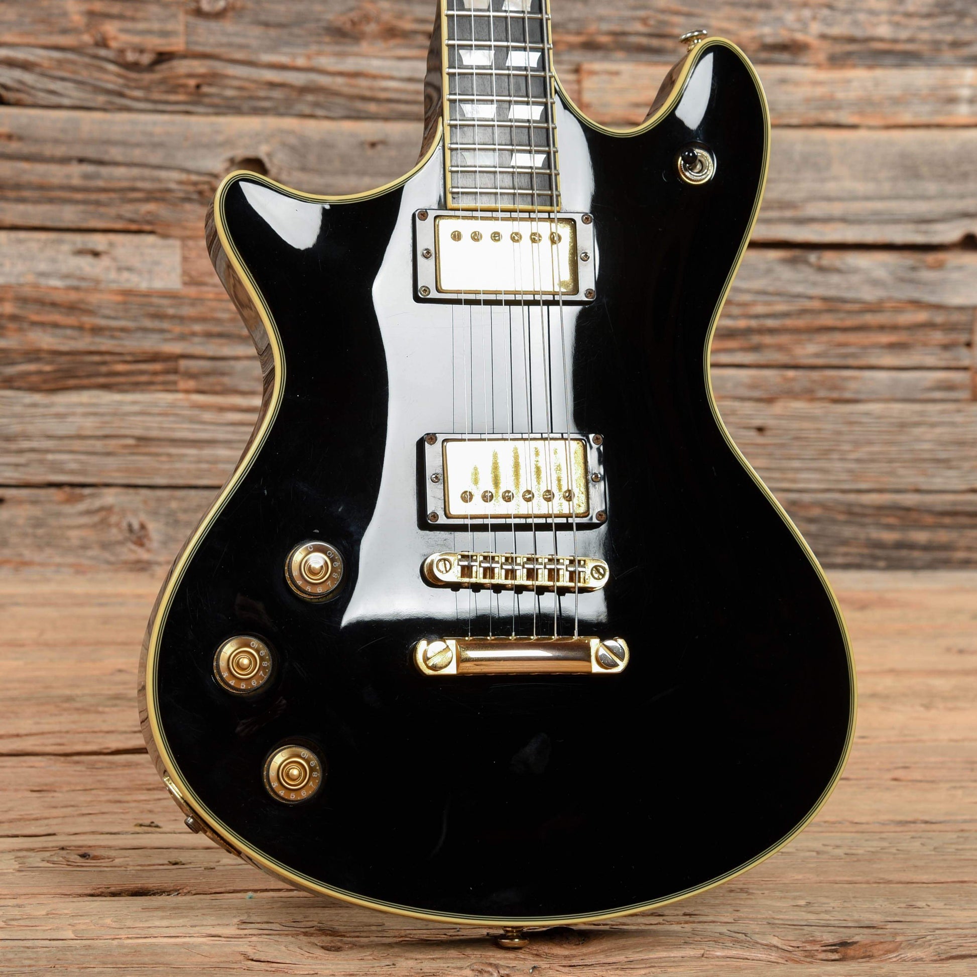 Schecter Tempest Custom Gloss Black 2011 LEFTY Electric Guitars / Solid Body