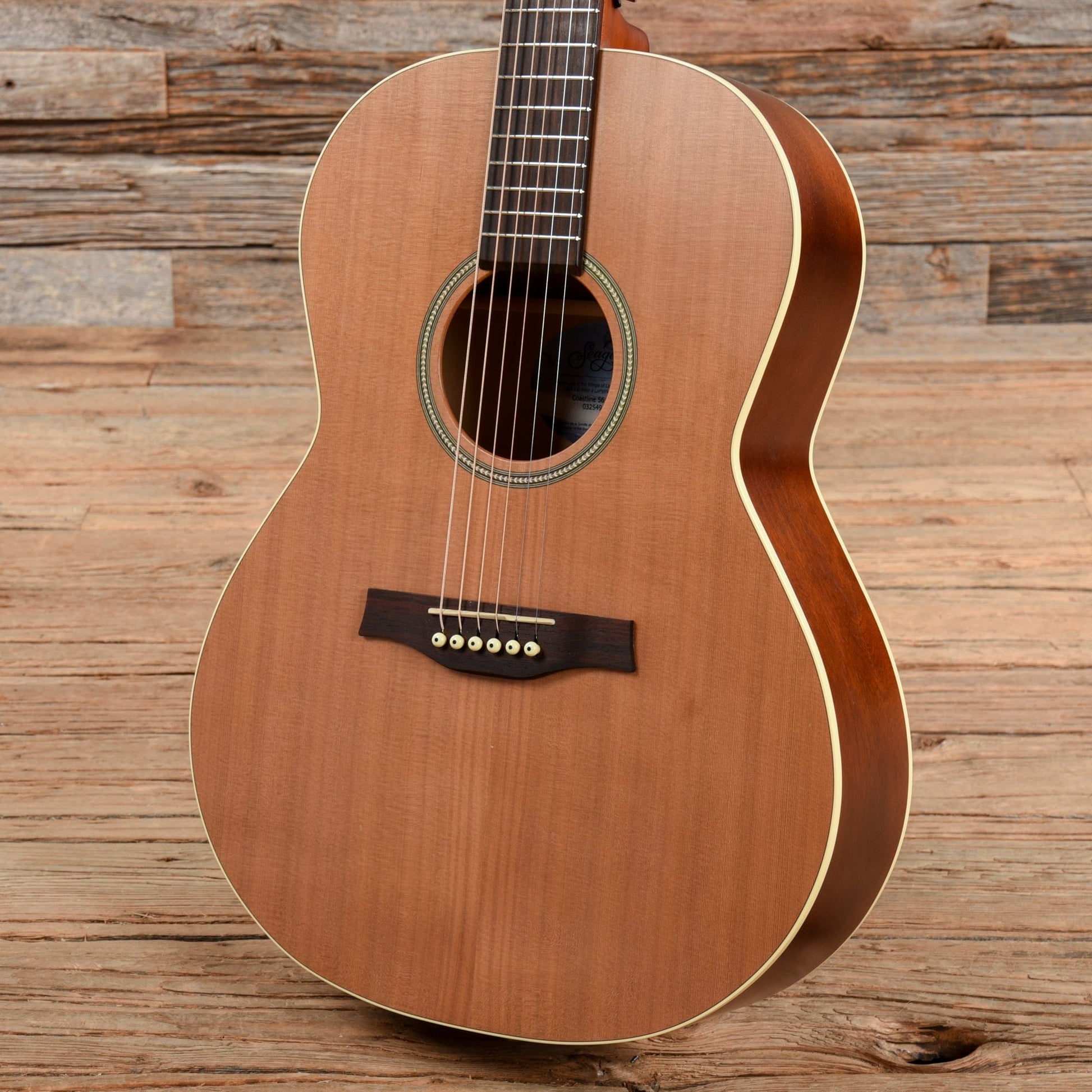Seagull Coastline S6 Folk Cedar Natural Acoustic Guitars / Concert