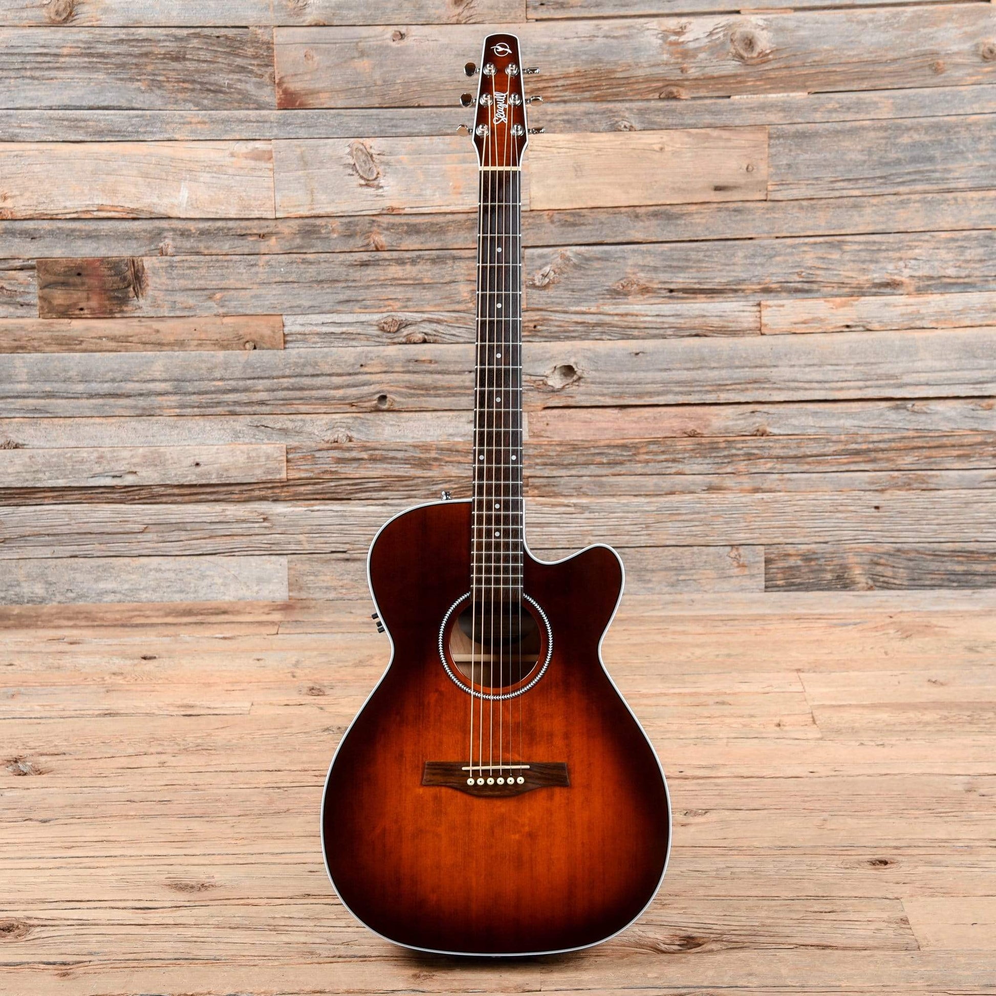 Seagull Performer Concert Hall CW QIT Burnt Umber Acoustic Guitars / Concert