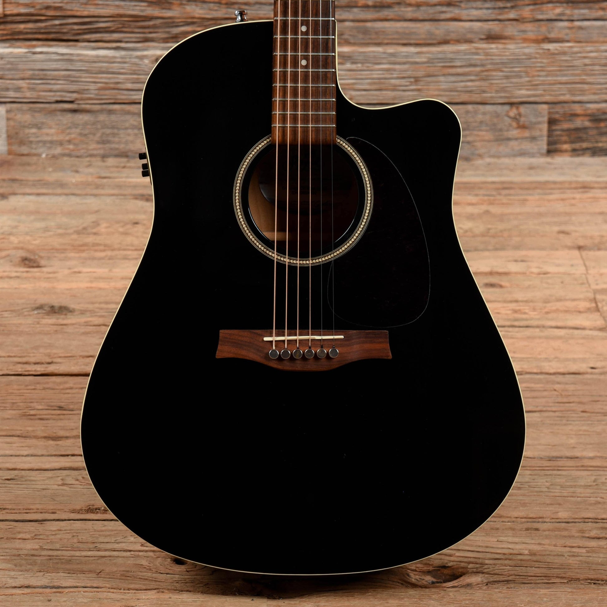 Seagull Entourage CW QI Black Acoustic Guitars / Dreadnought