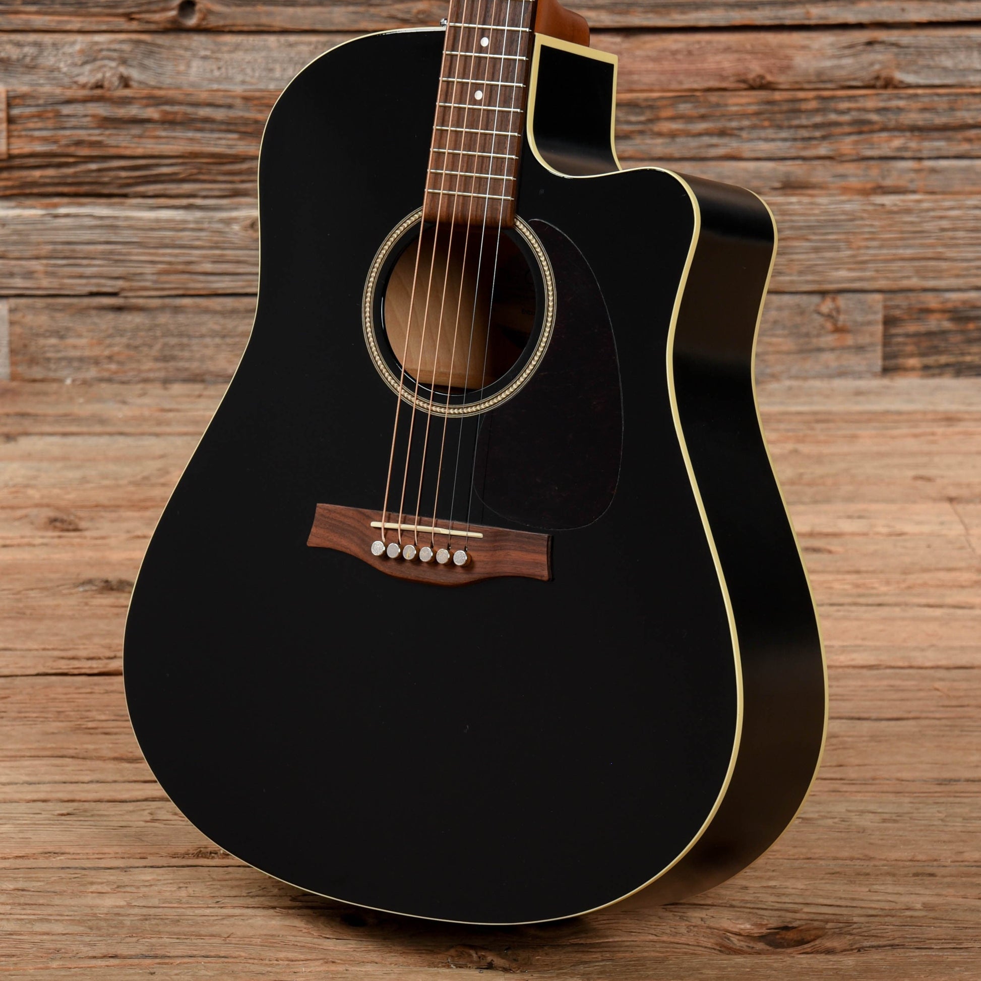 Seagull Entourage CW QI Black Acoustic Guitars / Dreadnought