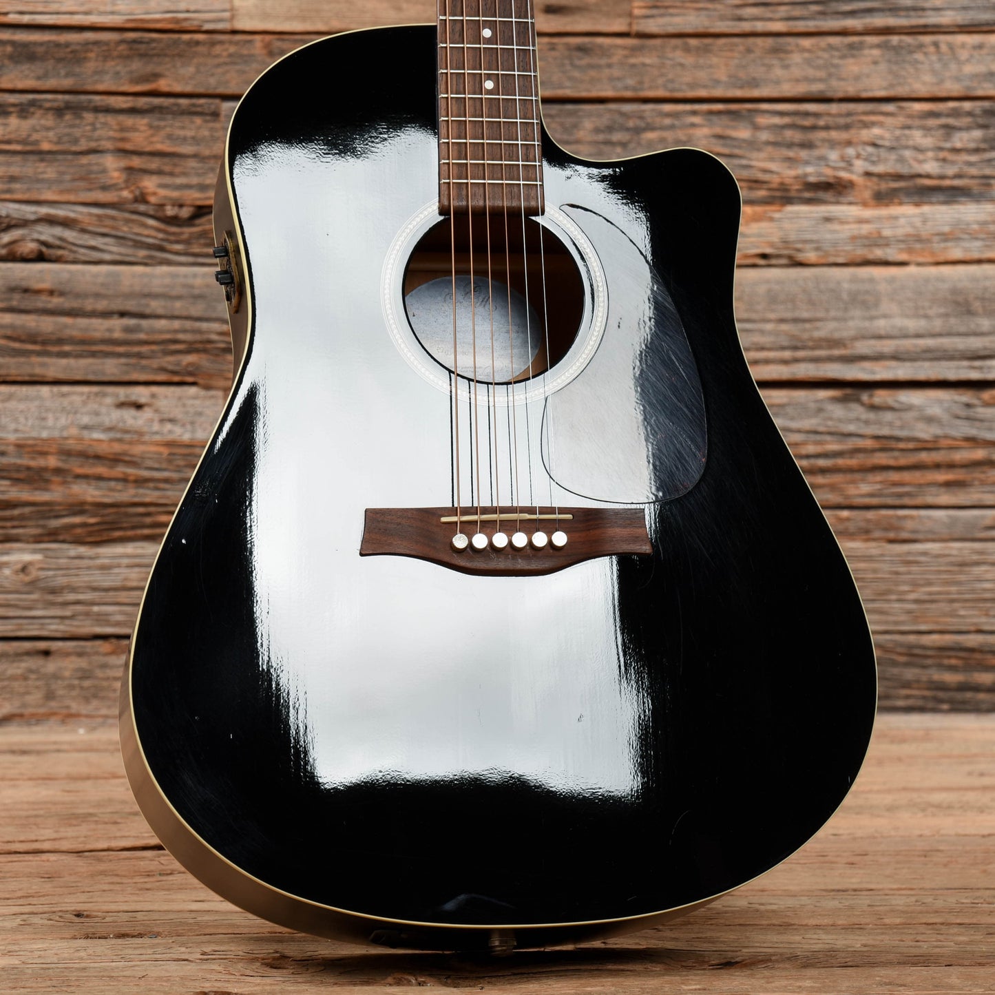 Seagull Entourage CW QI Black Acoustic Guitars / Dreadnought