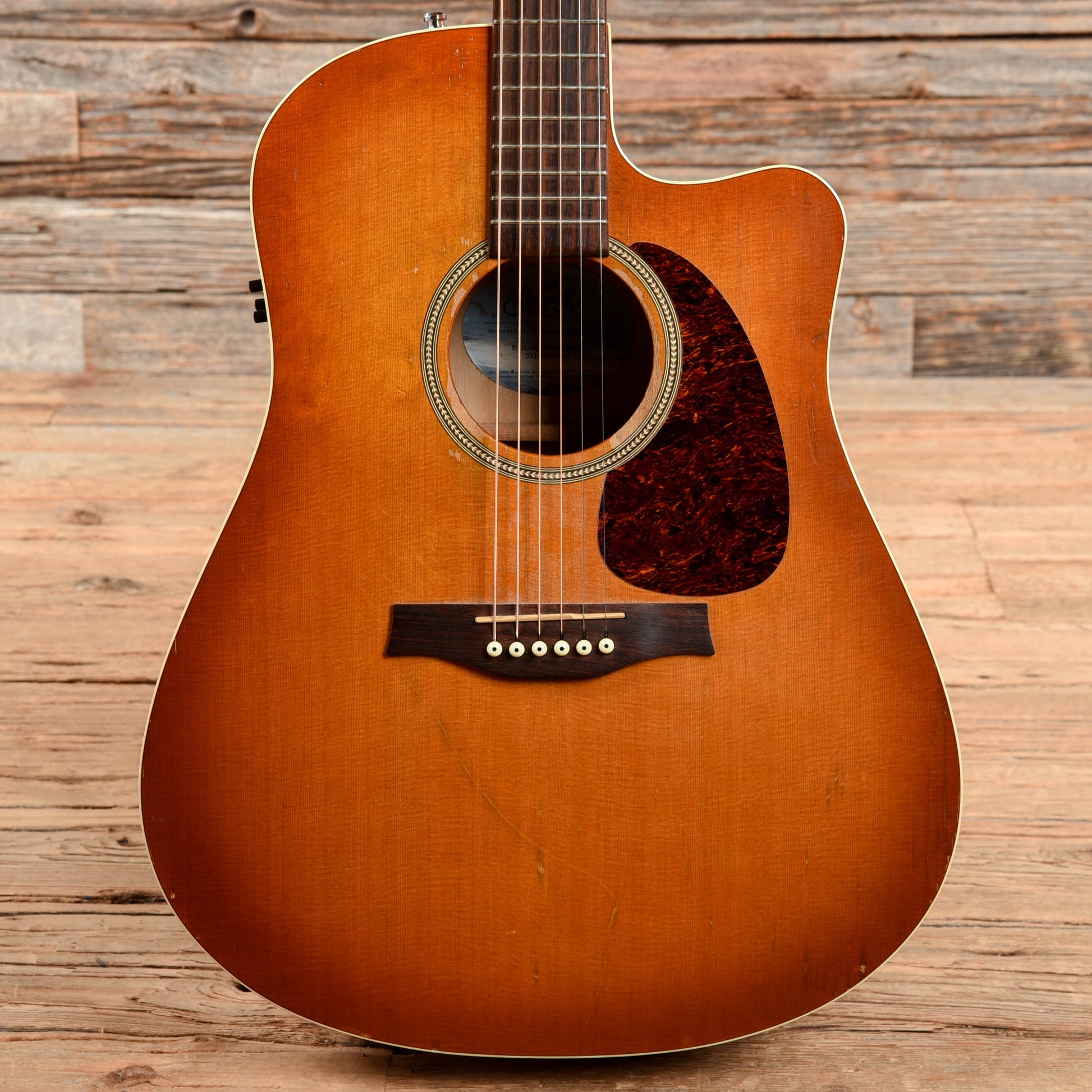 Seagull Entourage Rustic CW QIT Sunburst Acoustic Guitars / Dreadnought