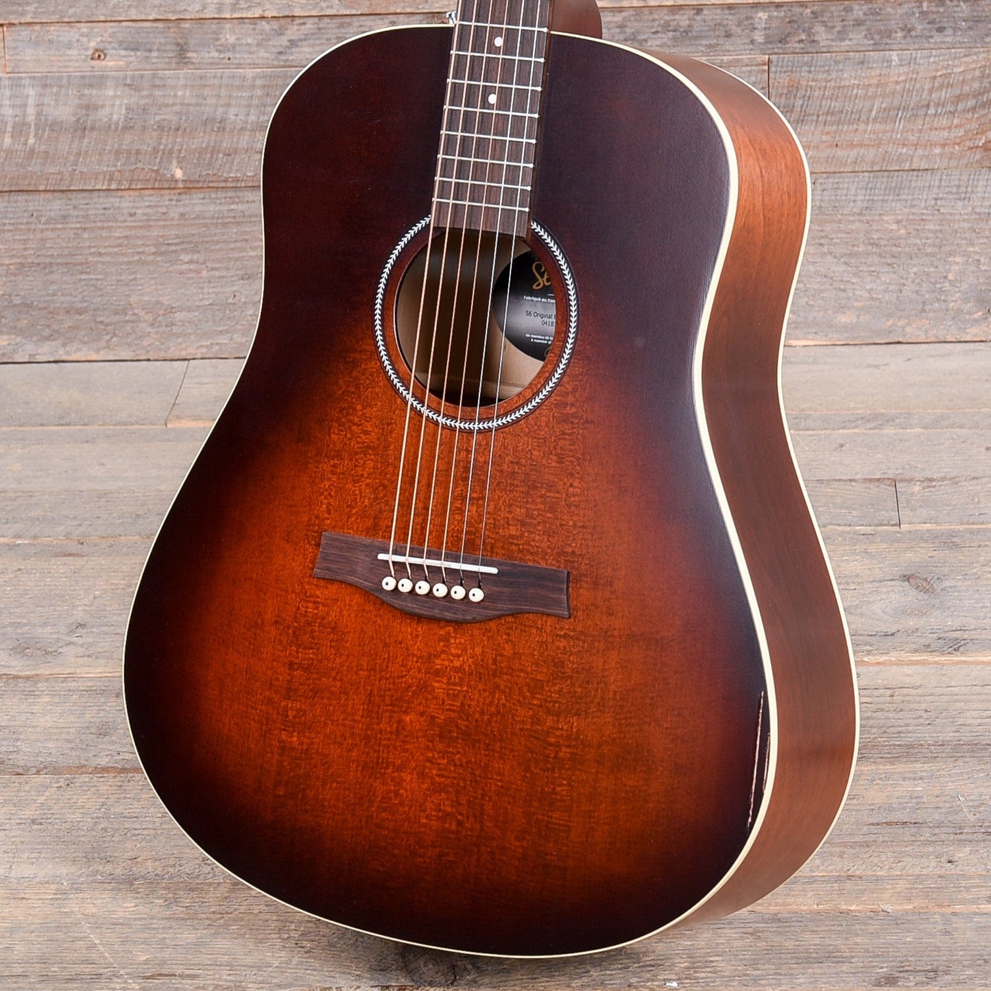 Seagull S6 Original Burnt Umber QIT Acoustic Guitars / Dreadnought