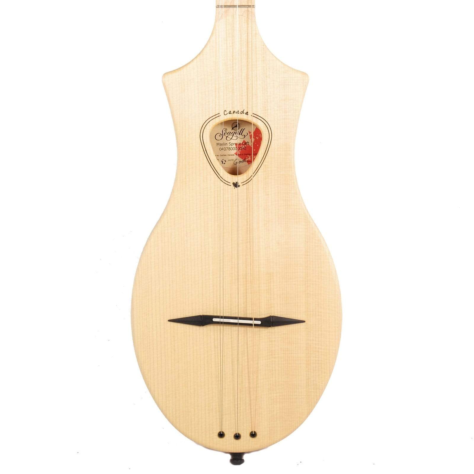 Seagull Merlin Natural Spruce Left-Handed Acoustic Guitar – Chicago ...