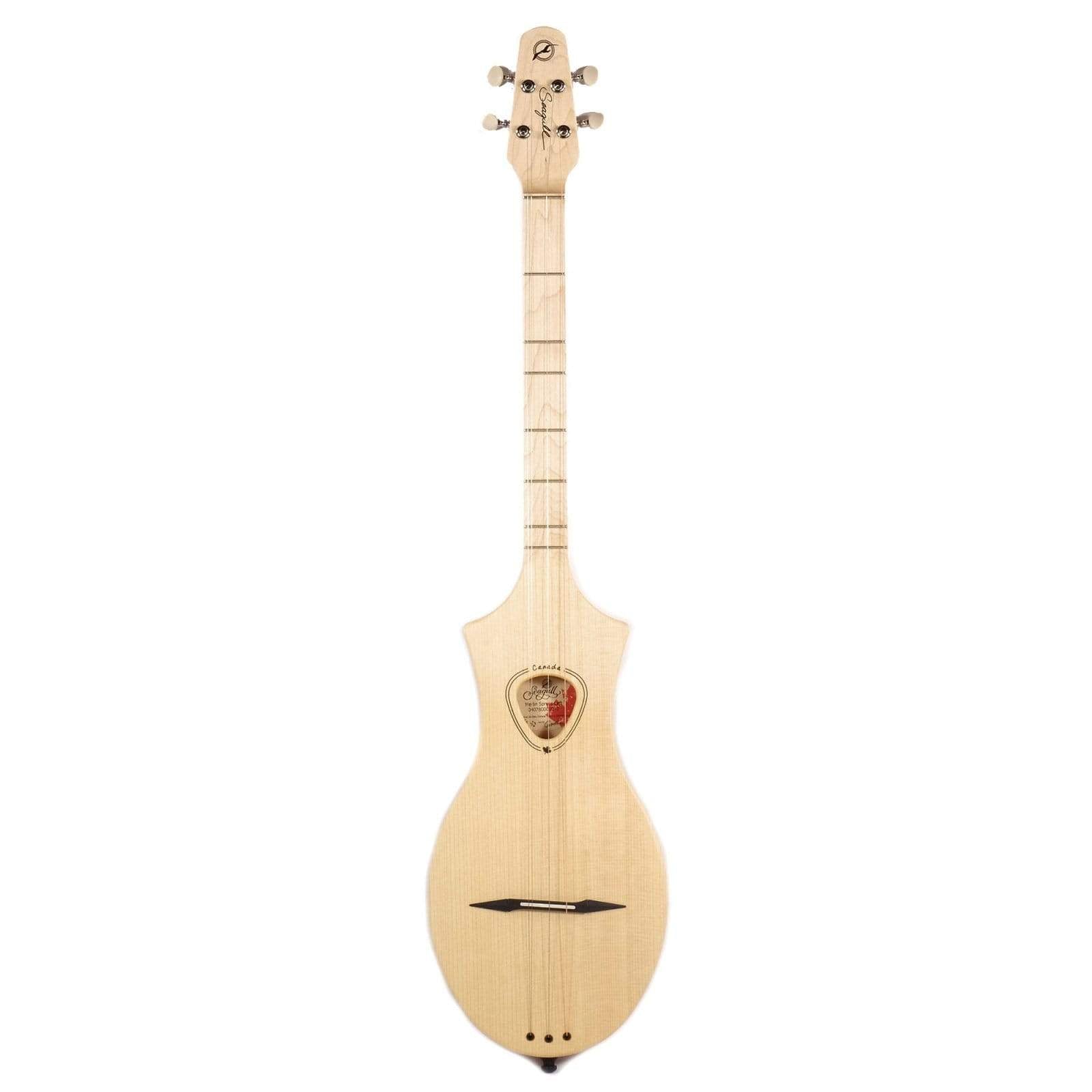 Seagull Merlin Natural Spruce Left-Handed Acoustic Guitar Folk Instruments / Mandolins
