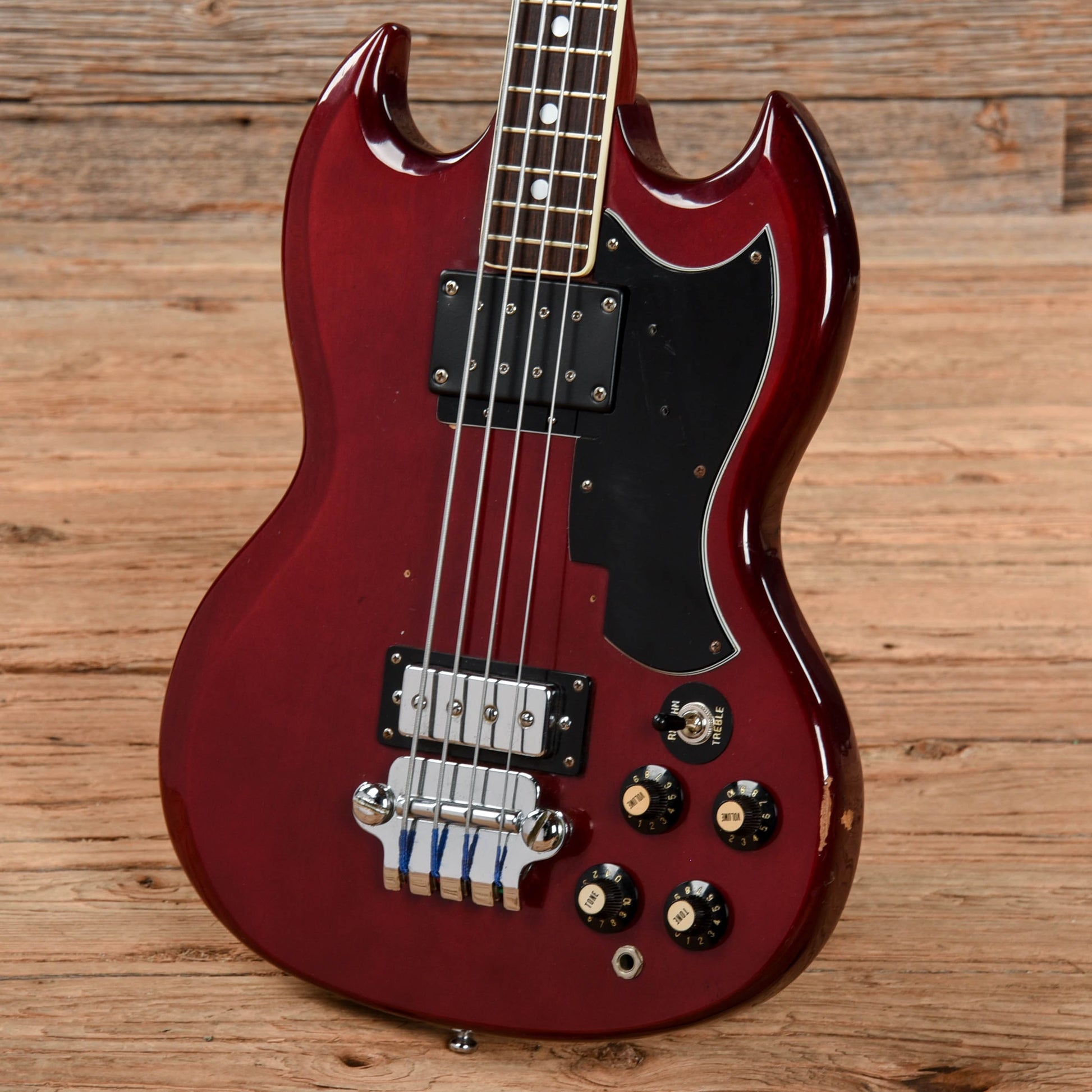 Sekova EB-3 cherry 1970s Bass Guitars / 4-String