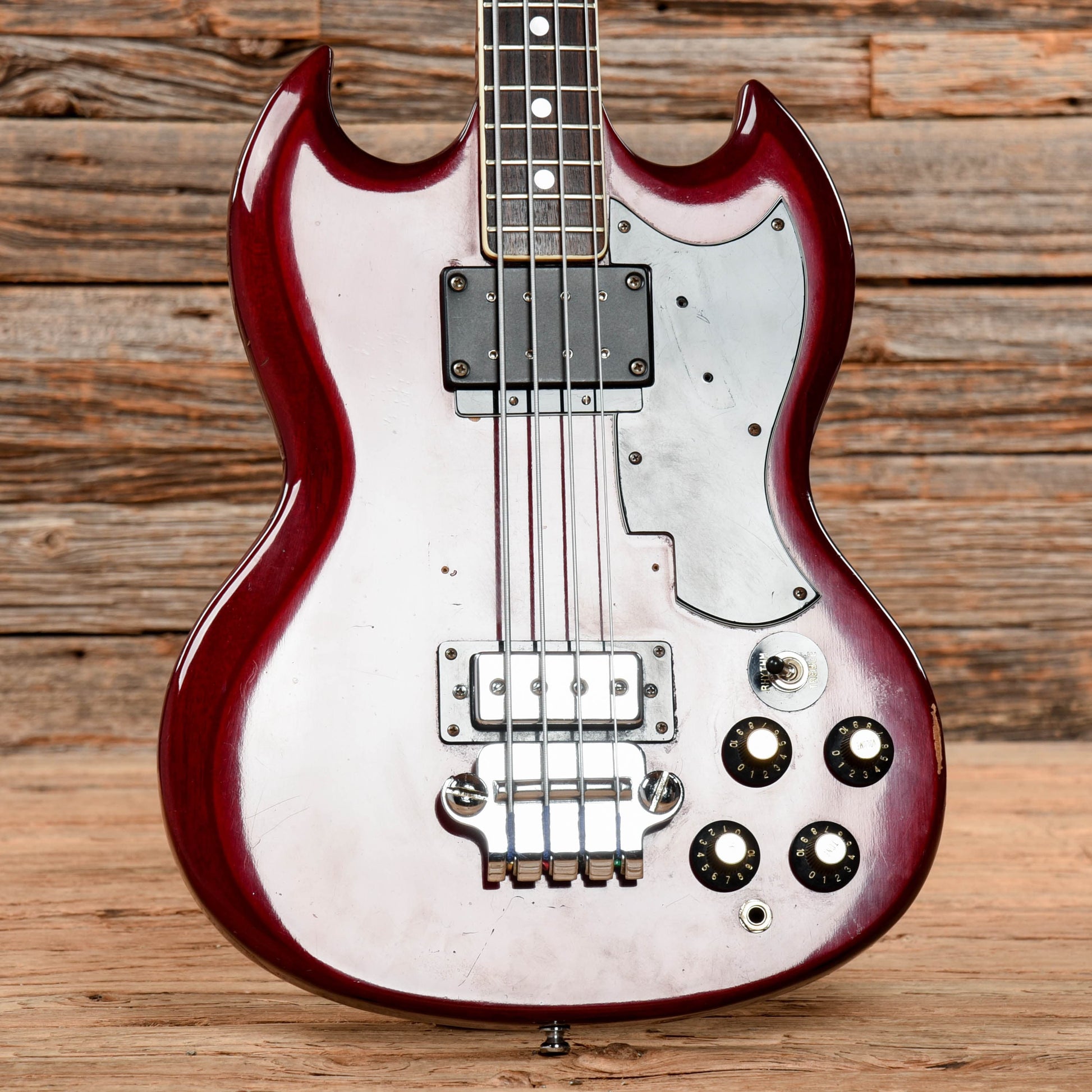Sekova EB-3 cherry 1970s Bass Guitars / 4-String