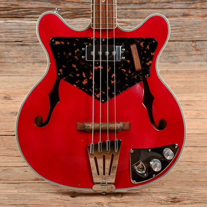 Sekova Hollow Body Bass Red Bass Guitars / 5-String or More