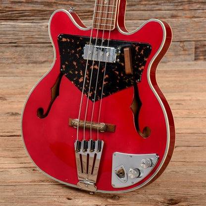 Sekova Hollow Body Bass Red Bass Guitars / 5-String or More
