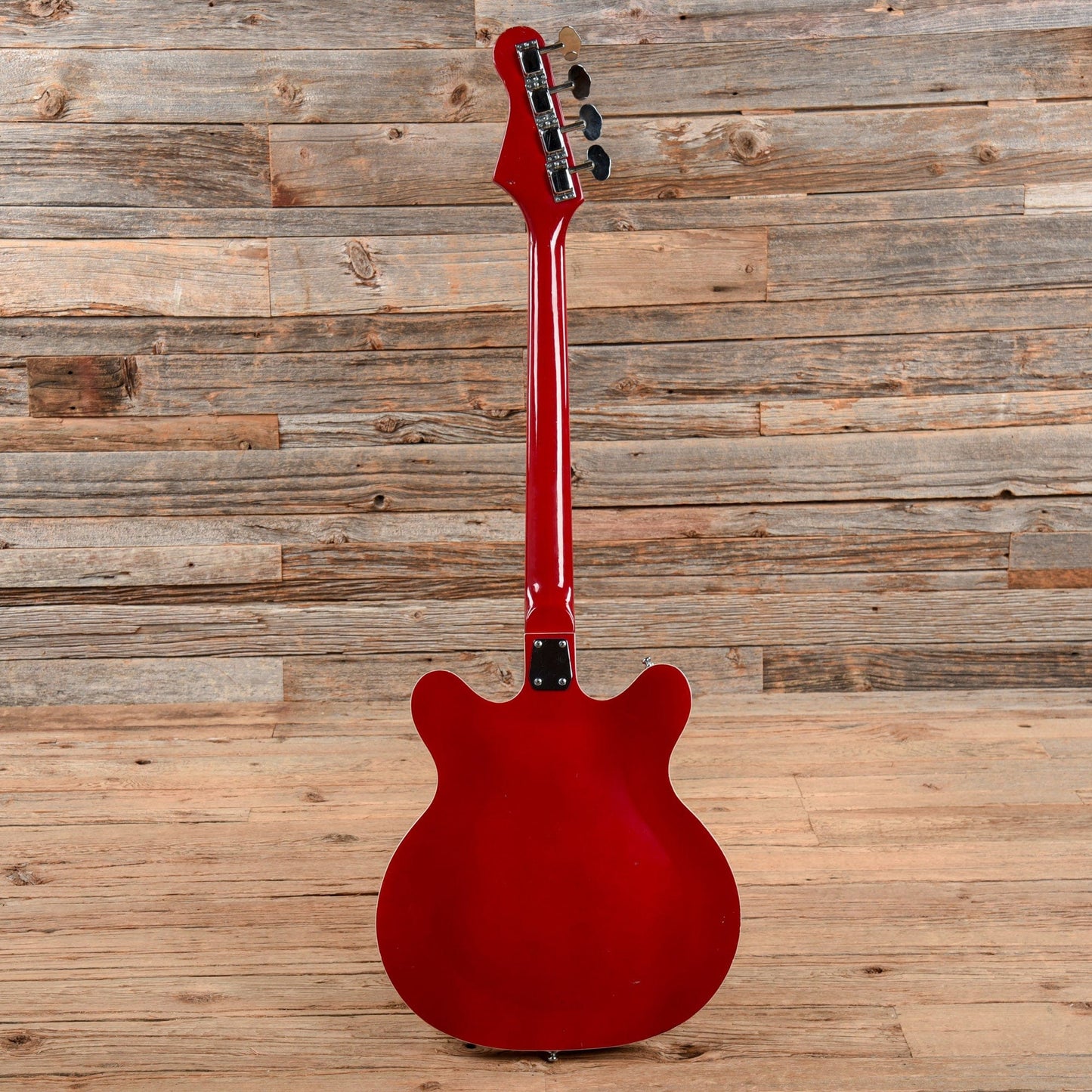 Sekova Hollow Body Bass Red Bass Guitars / 5-String or More