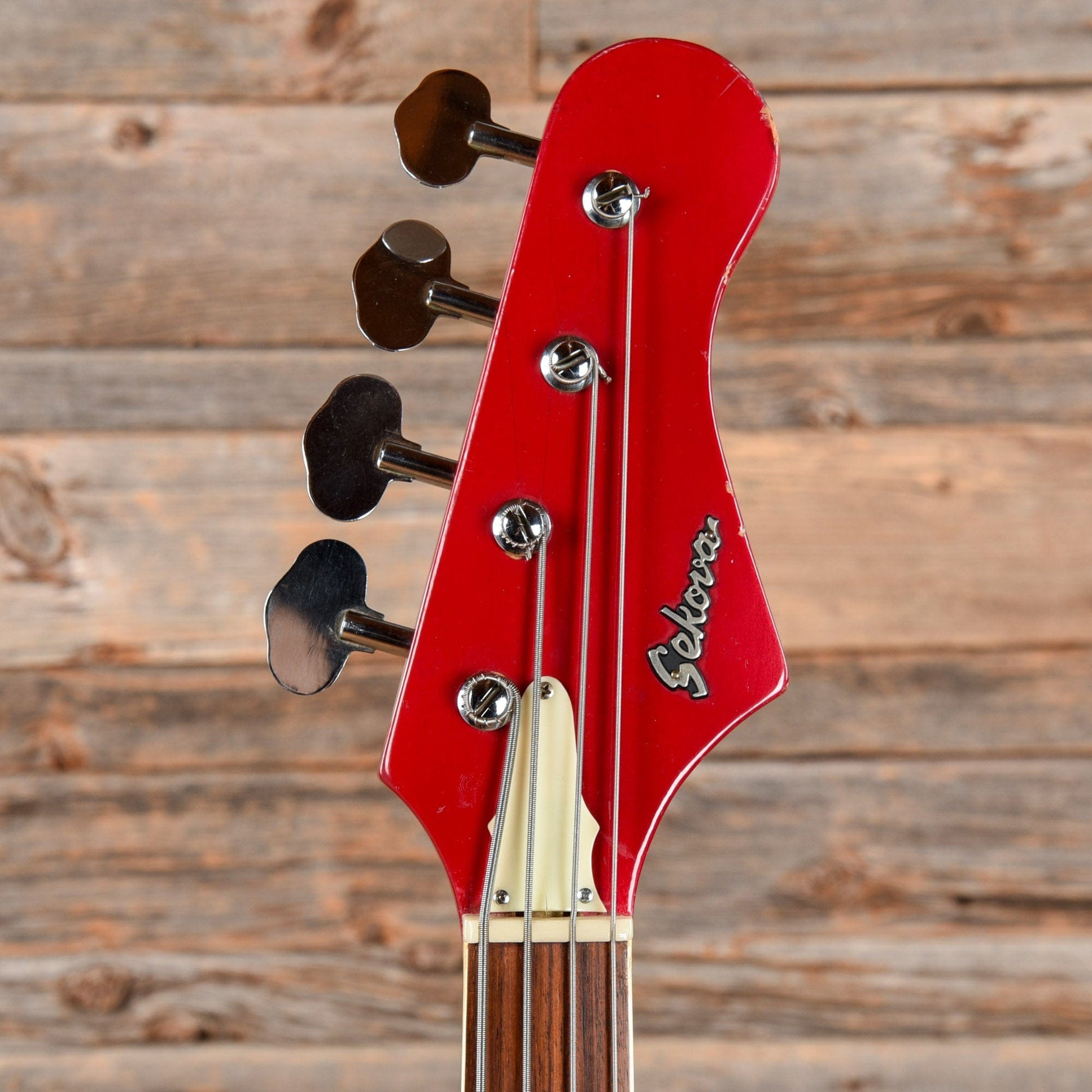 Sekova Hollow Body Bass Red Bass Guitars / 5-String or More