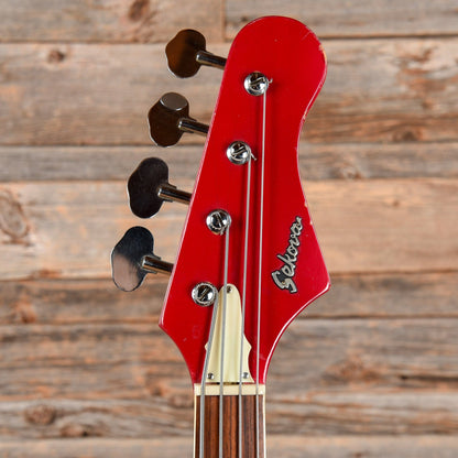 Sekova Hollow Body Bass Red Bass Guitars / 5-String or More