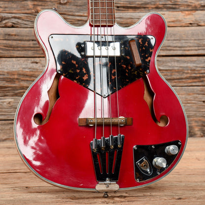 Sekova Hollow Body Bass Red Bass Guitars / 5-String or More