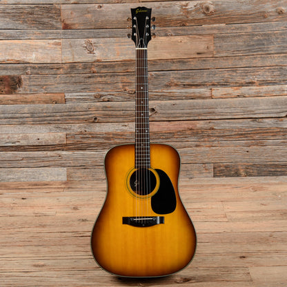 Sekova Acoustic Guitar Sunburst 1970s