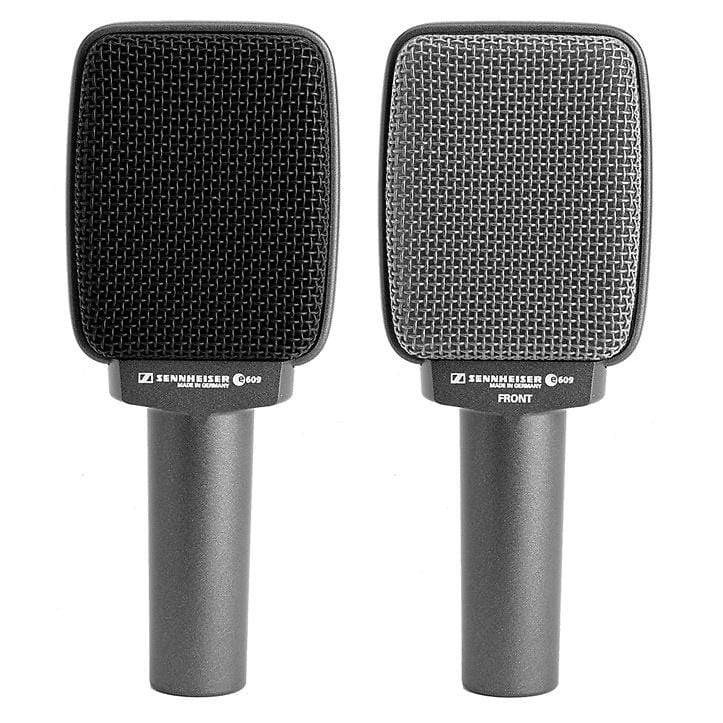 Sennheiser e 609 Silver Supercardioid Dynamic Microphone for Guitar Amps Pro Audio / Microphones