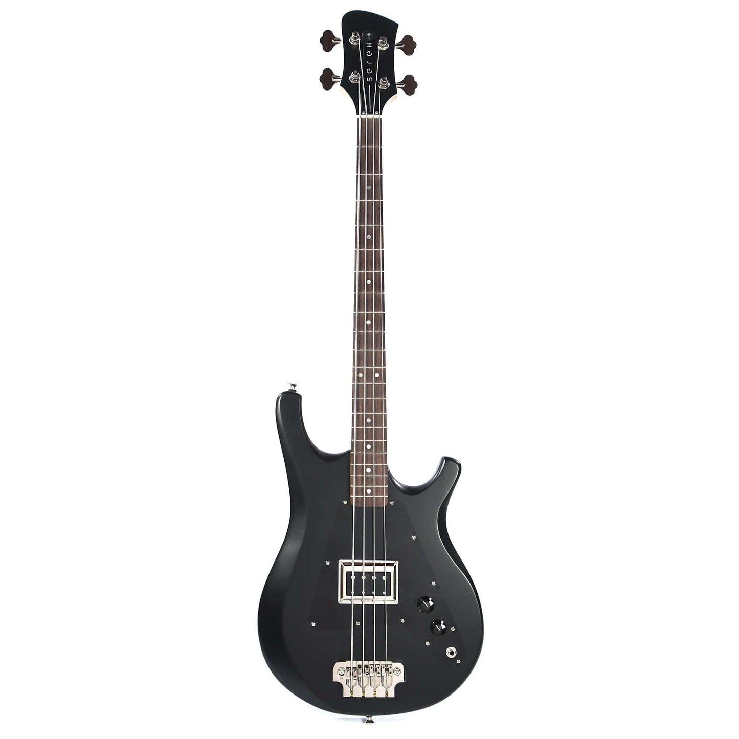 Serek Lincoln Satin Faded Black w/Matching Headstock Bass Guitars / 4-String