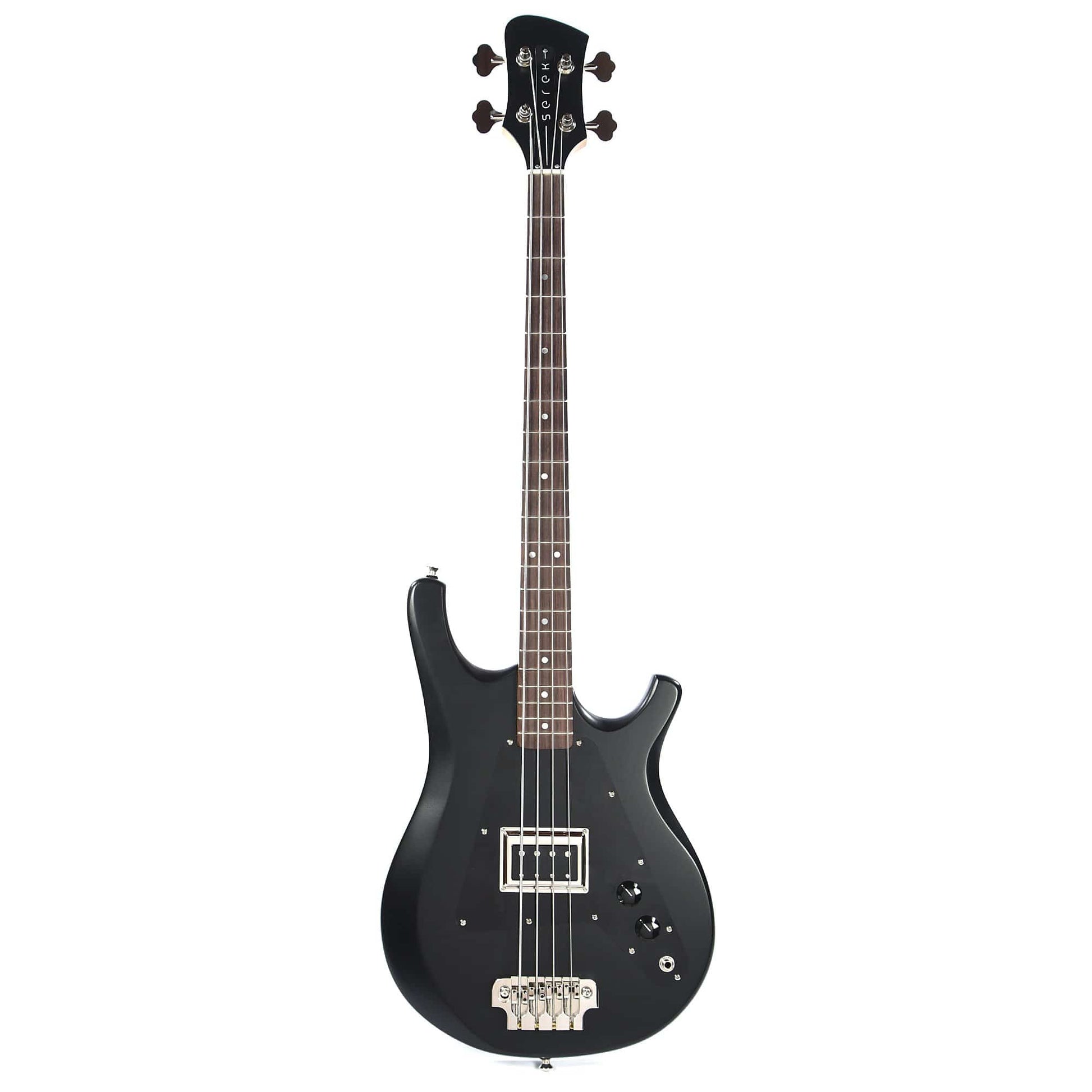 Serek Lincoln Satin Faded Black w/Matching Headstock Bass Guitars / 4-String