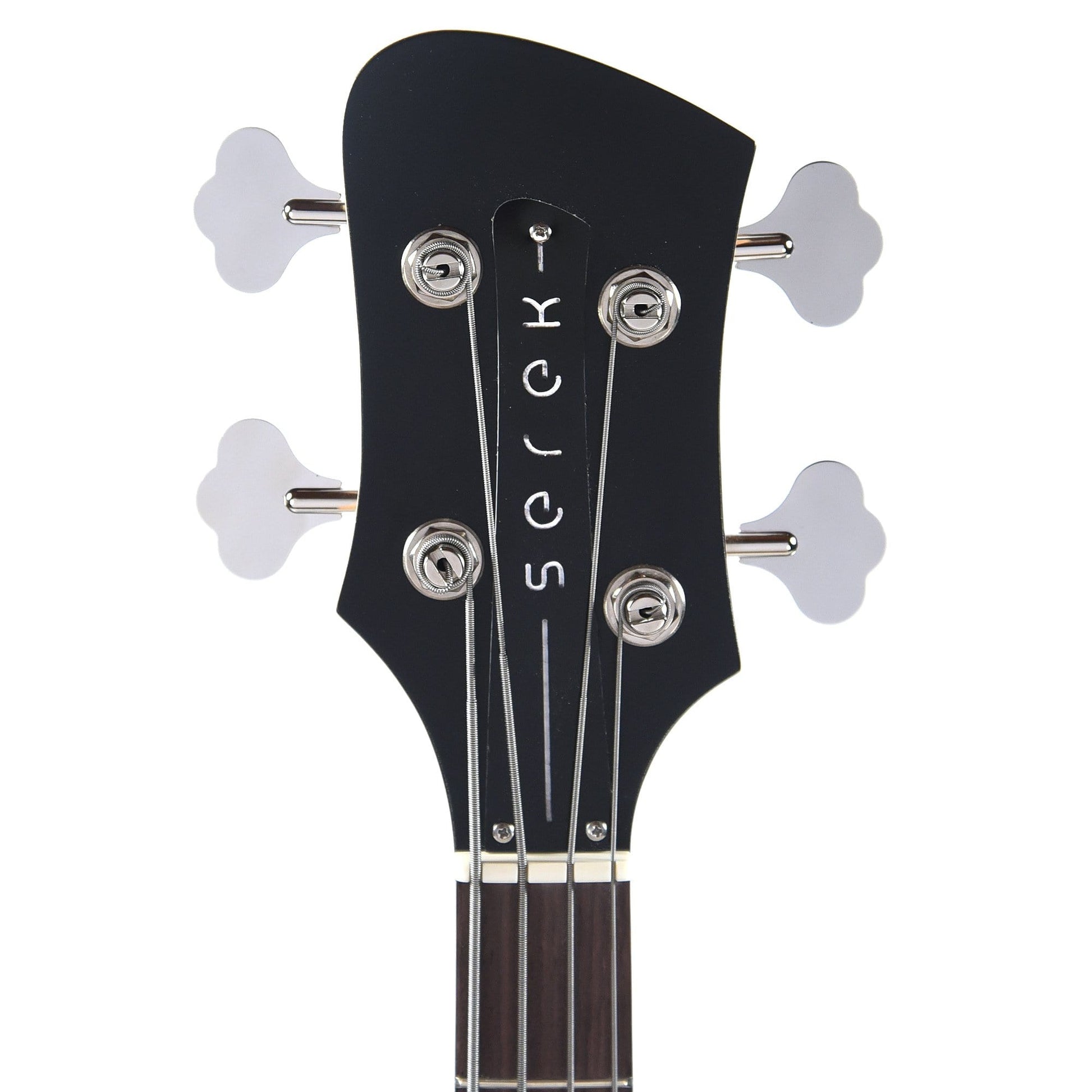 Serek Lincoln Satin Faded Black w/Matching Headstock Bass Guitars / 4-String