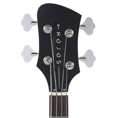 Serek Lincoln Satin Faded Black w/Matching Headstock Bass Guitars / 4-String