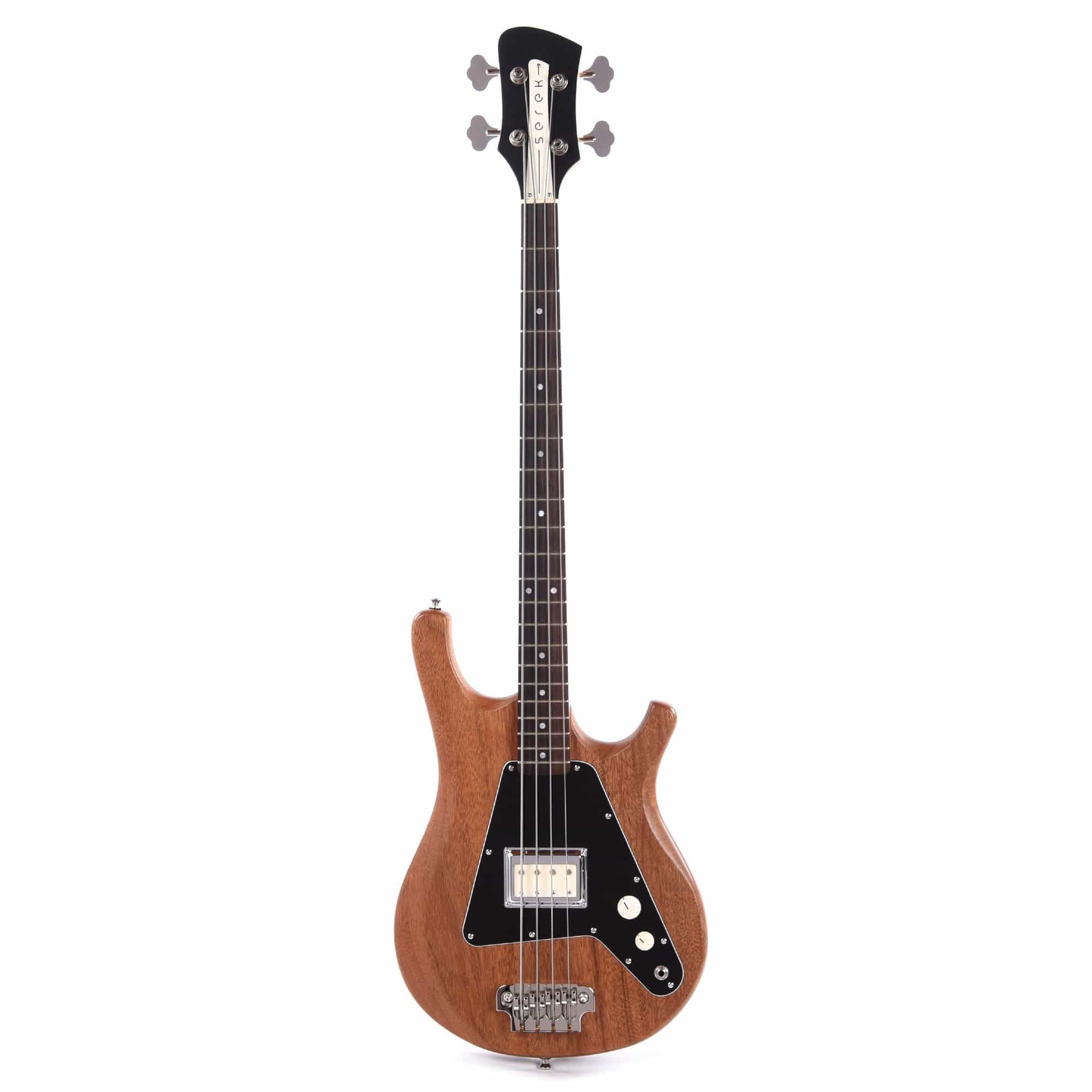 Serek Lincoln Satin Gold Mahogany w/Novak Pickups & Black Pickguards Bass Guitars / 4-String