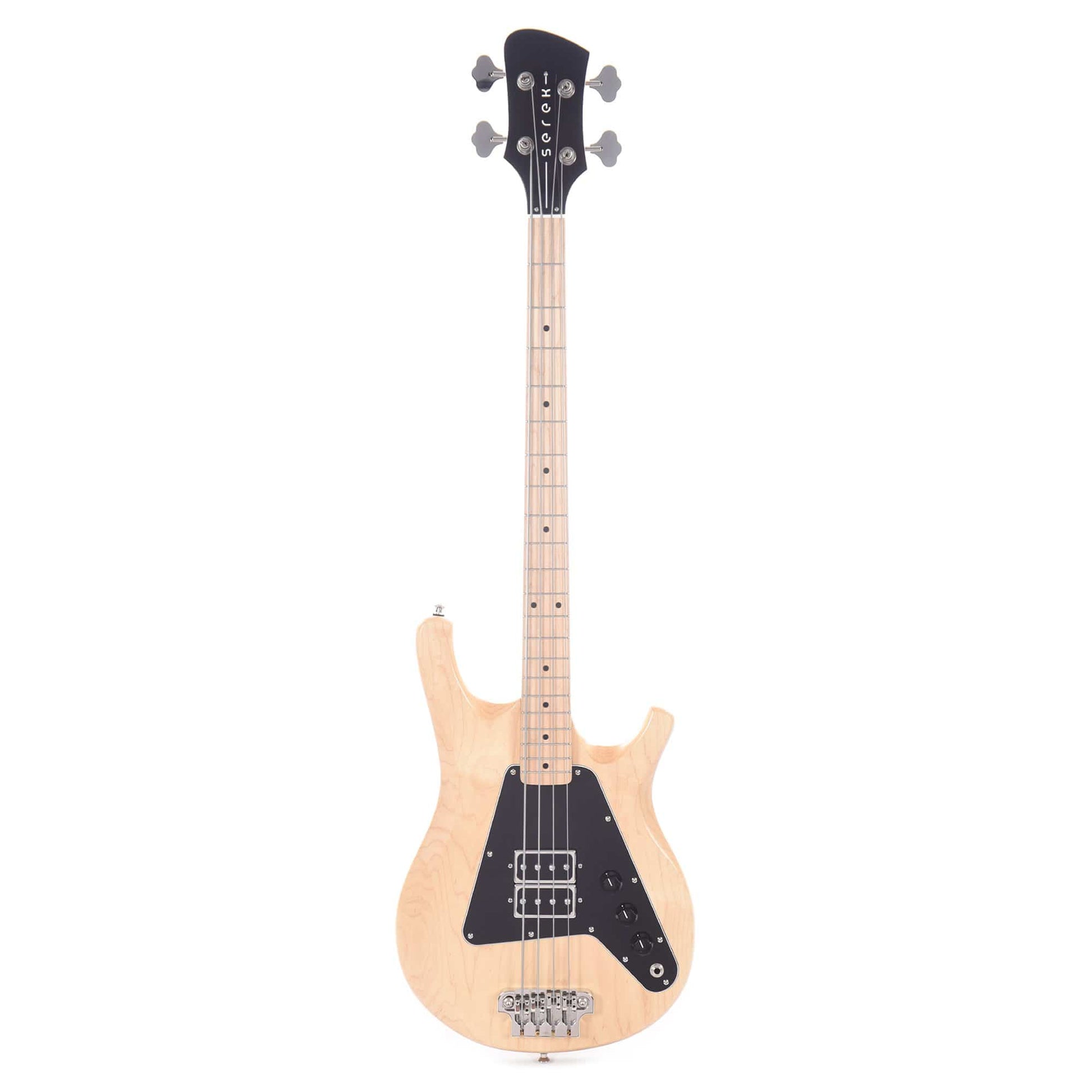 Serek Lincoln Satin Golden Mahogany Maple Body w/Black Pickguard Bass Guitars / 4-String