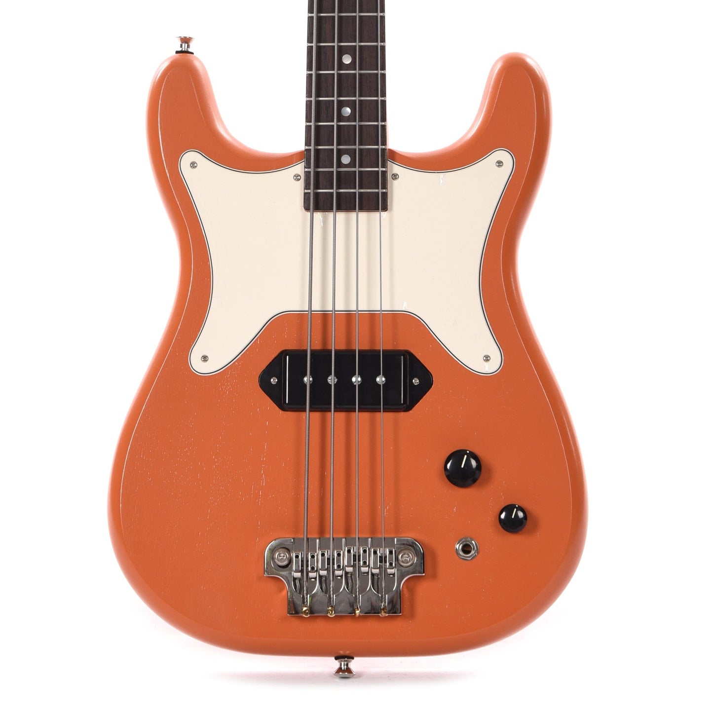 Serek Midwestern 2 Satin Capri Orange w/LZN-B90 Humbucker Bass Guitars / 4-String