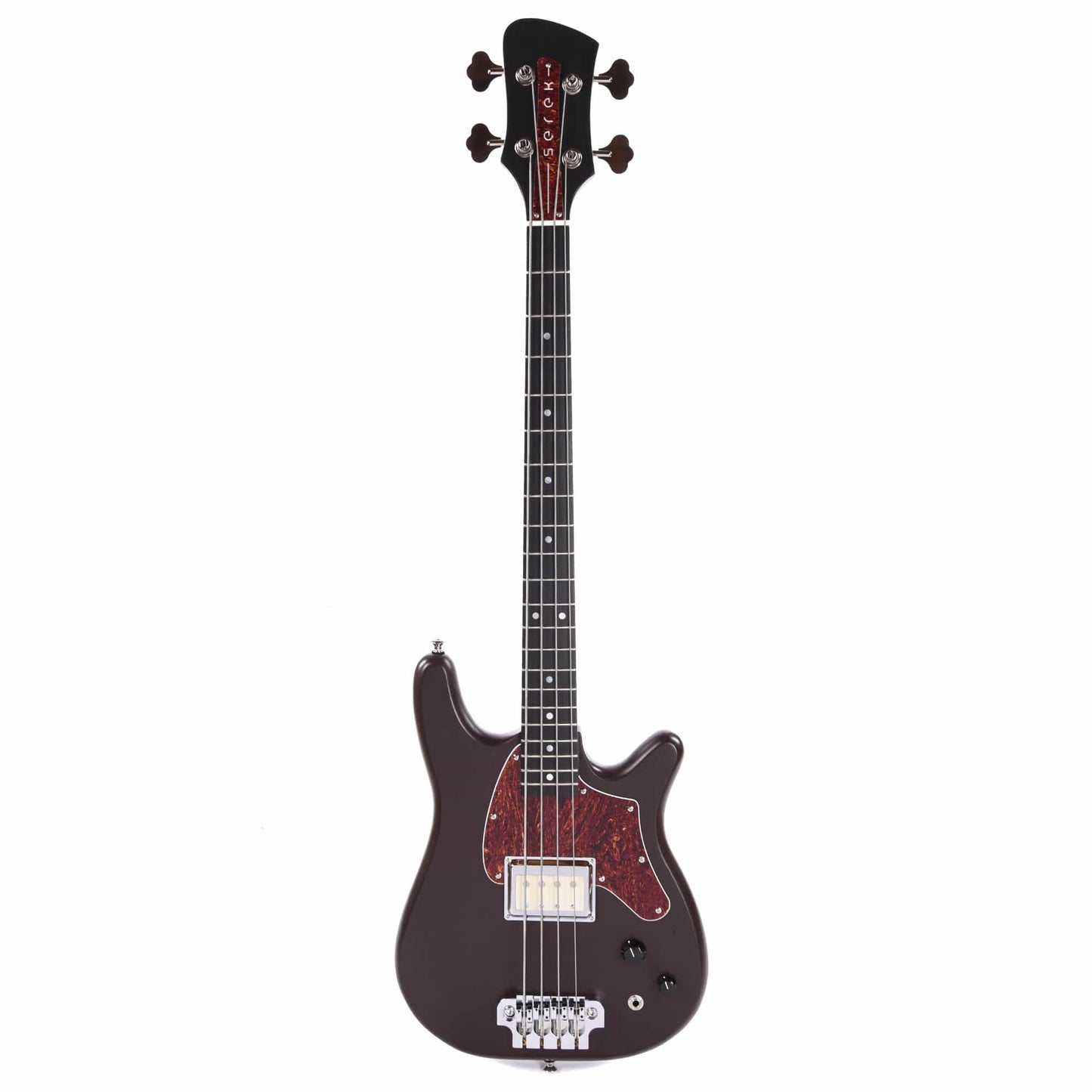 Serek Midwestern 2 Satin Plum Finish w/Novak Pickups & Tortoise Pickguard Bass Guitars / 4-String