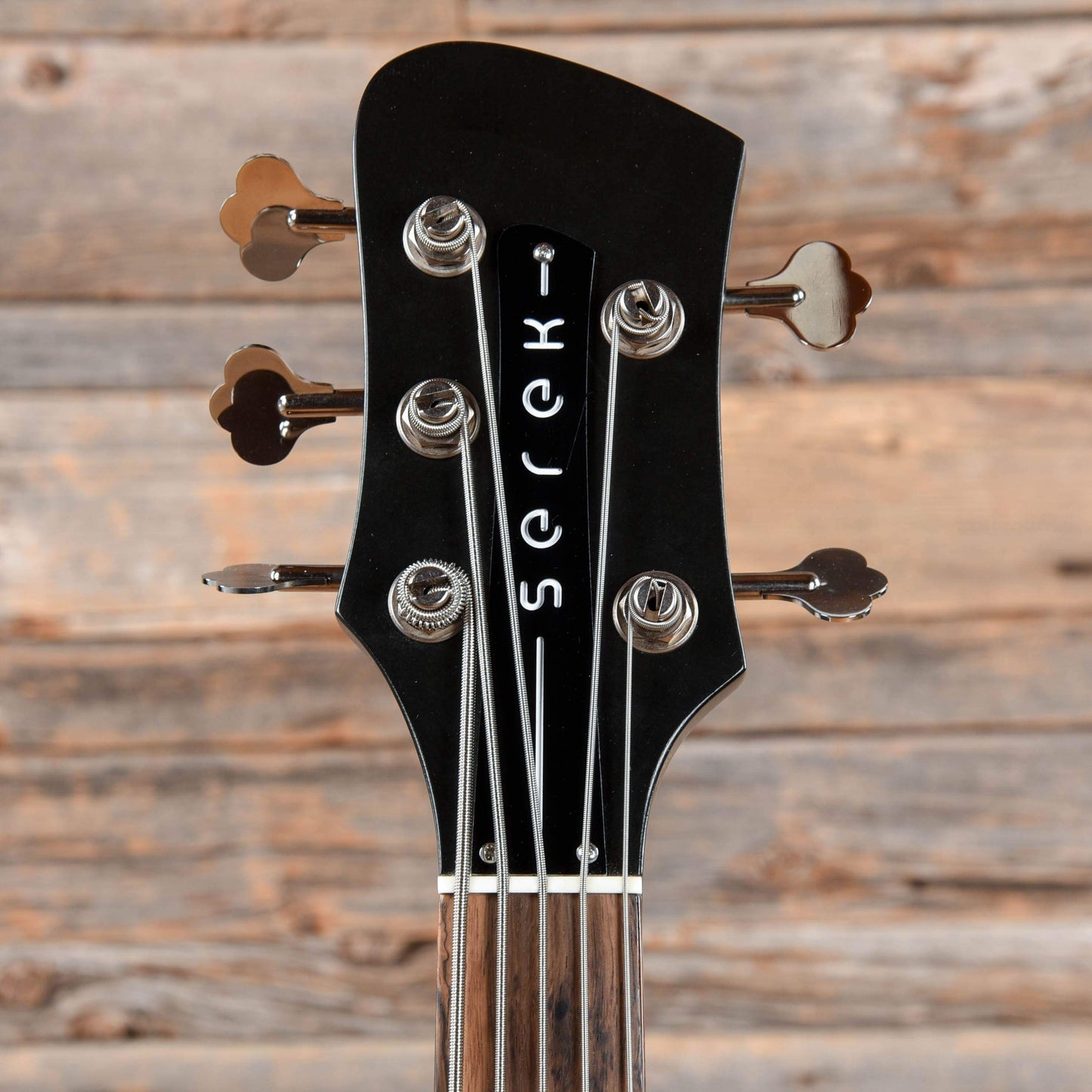 Serek Midwestern 2 5-String Satin Black w/Racing Stripes 2019 Bass Guitars / Short Scale