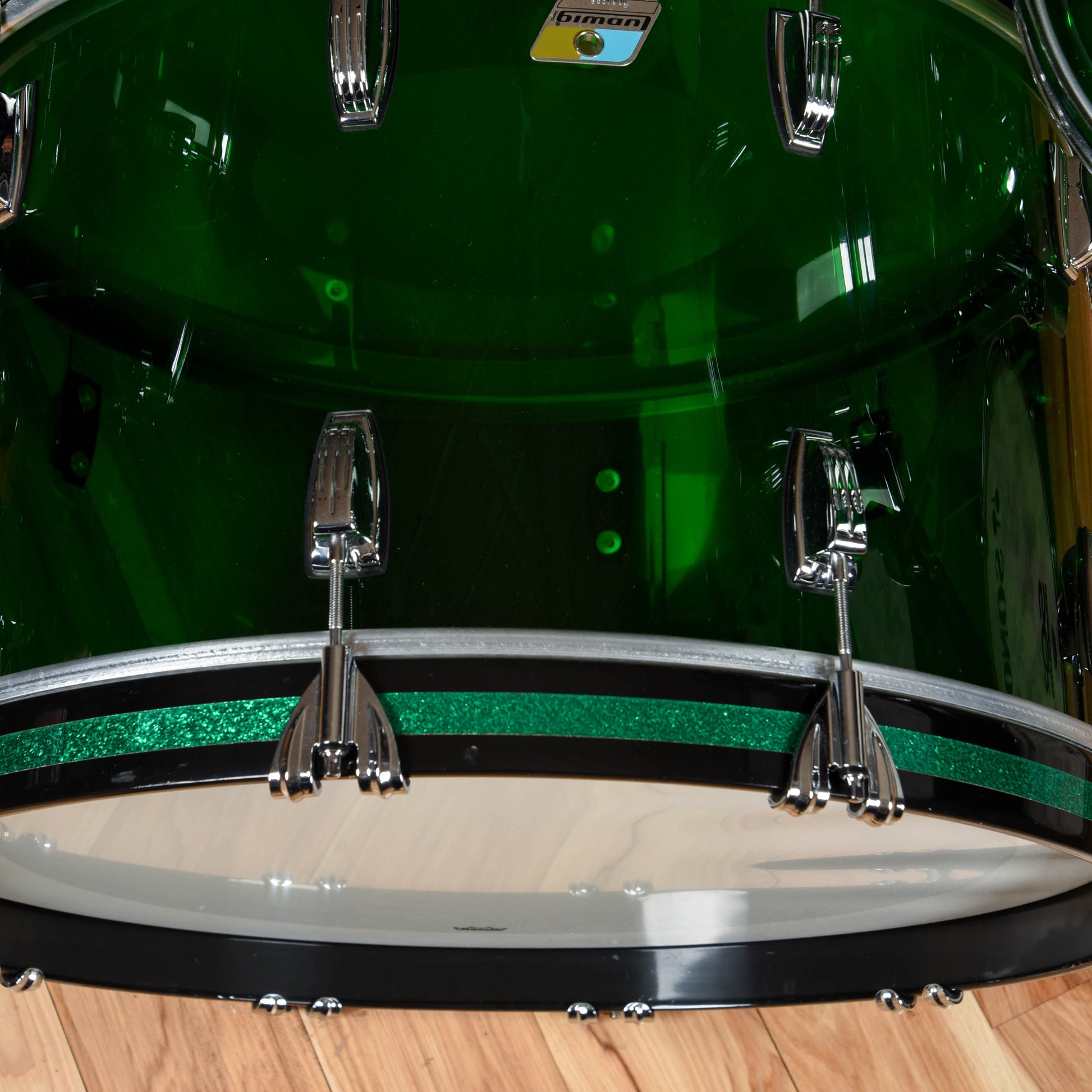 Service/Other Ludwig Vistalite Green 2009 Resissue. 24", 13", 16"  2009 Drums and Percussion / Acoustic Drums / Full Acoustic Kits