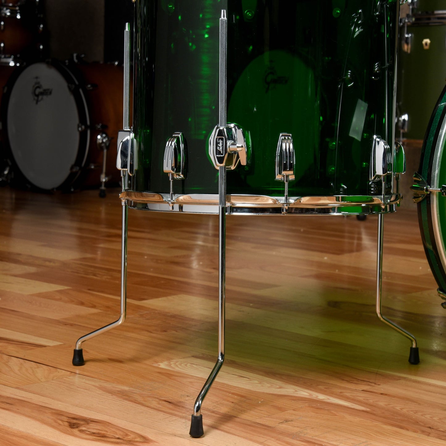 Service/Other Ludwig Vistalite Green 2009 Resissue. 24", 13", 16"  2009 Drums and Percussion / Acoustic Drums / Full Acoustic Kits