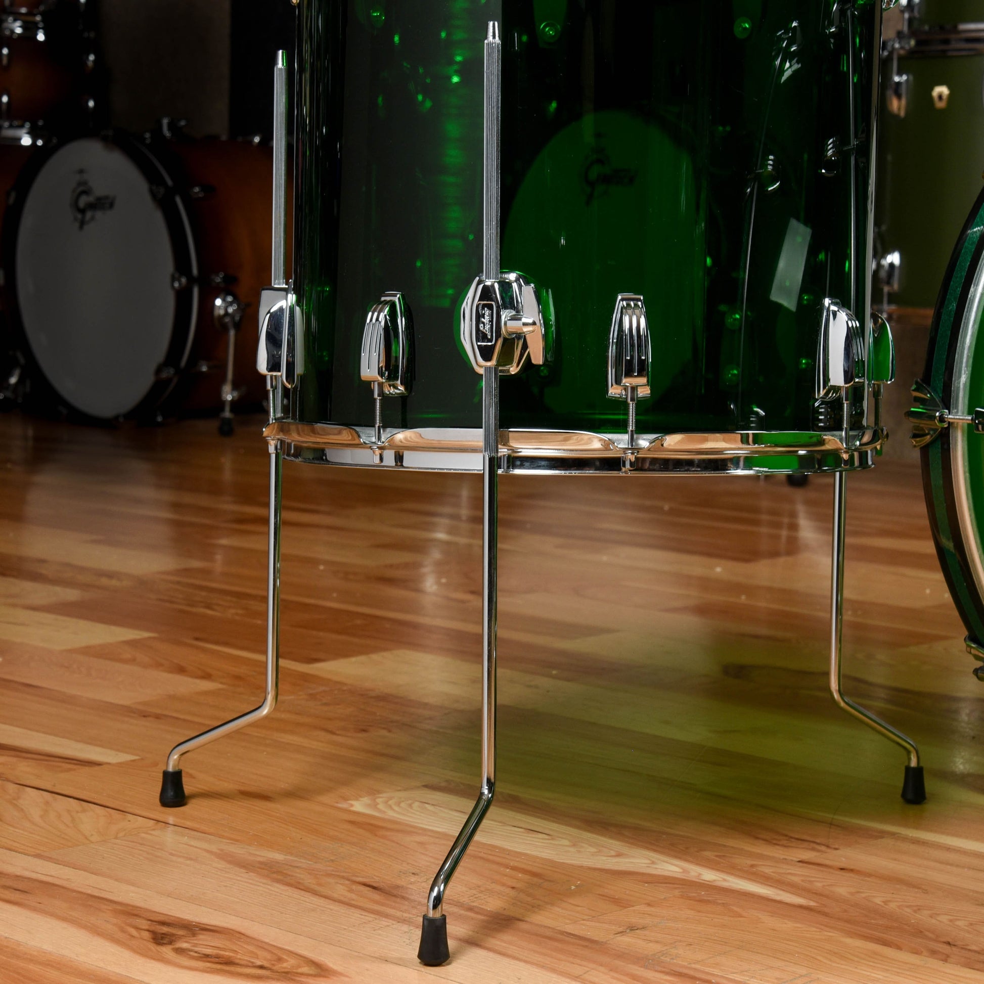 Service/Other Ludwig Vistalite Green 2009 Resissue. 24", 13", 16"  2009 Drums and Percussion / Acoustic Drums / Full Acoustic Kits