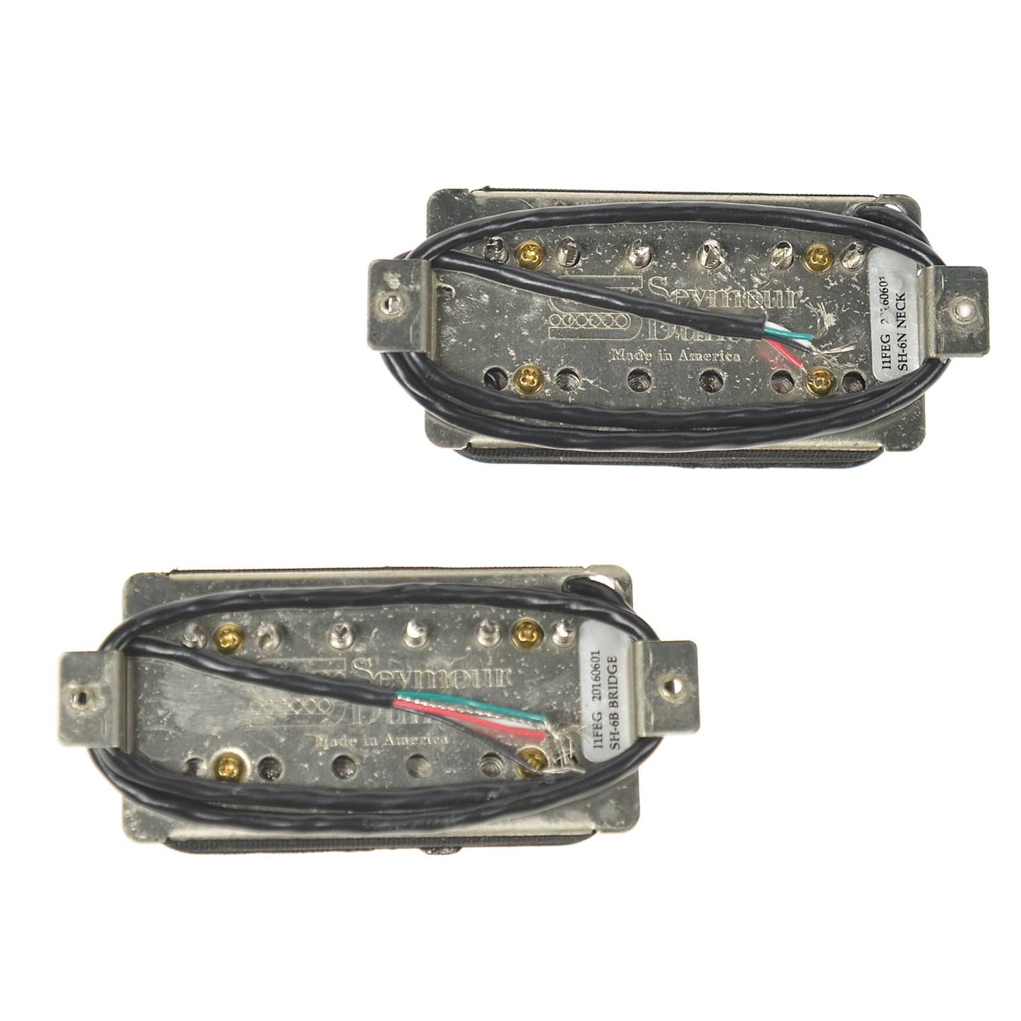 Seymour Duncan Distortion Mayhem SH-6 Humbucker Set Black Parts / Guitar Pickups