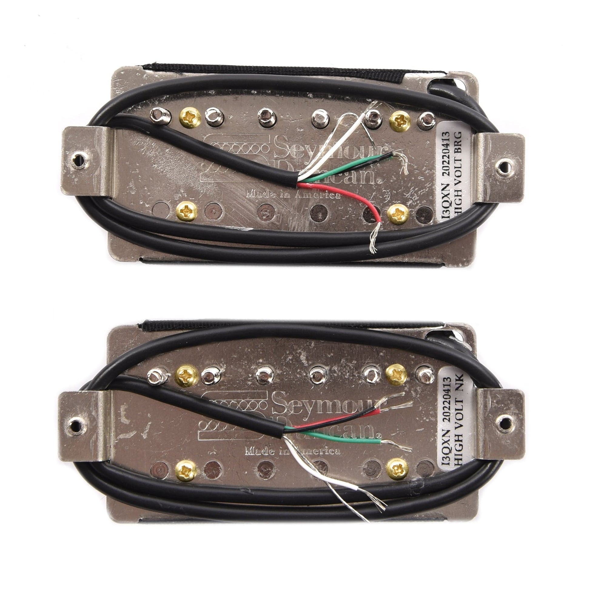 Seymour Duncan High Voltage Humbucker Set Zebra Parts / Guitar Pickups