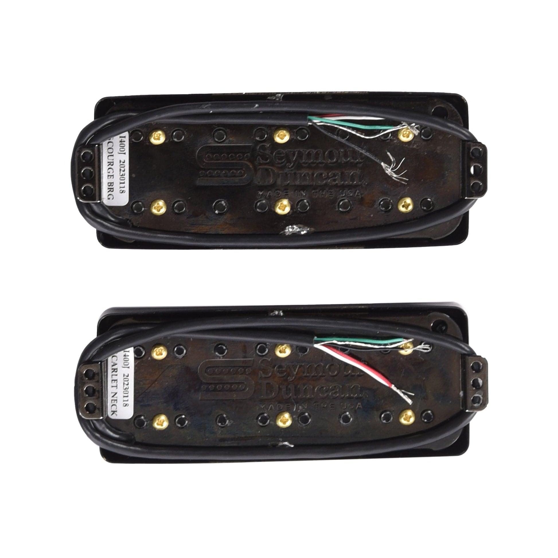 Seymour Duncan Mark Holcomb Scarlet Scourge Set 8-String Black Cover ...