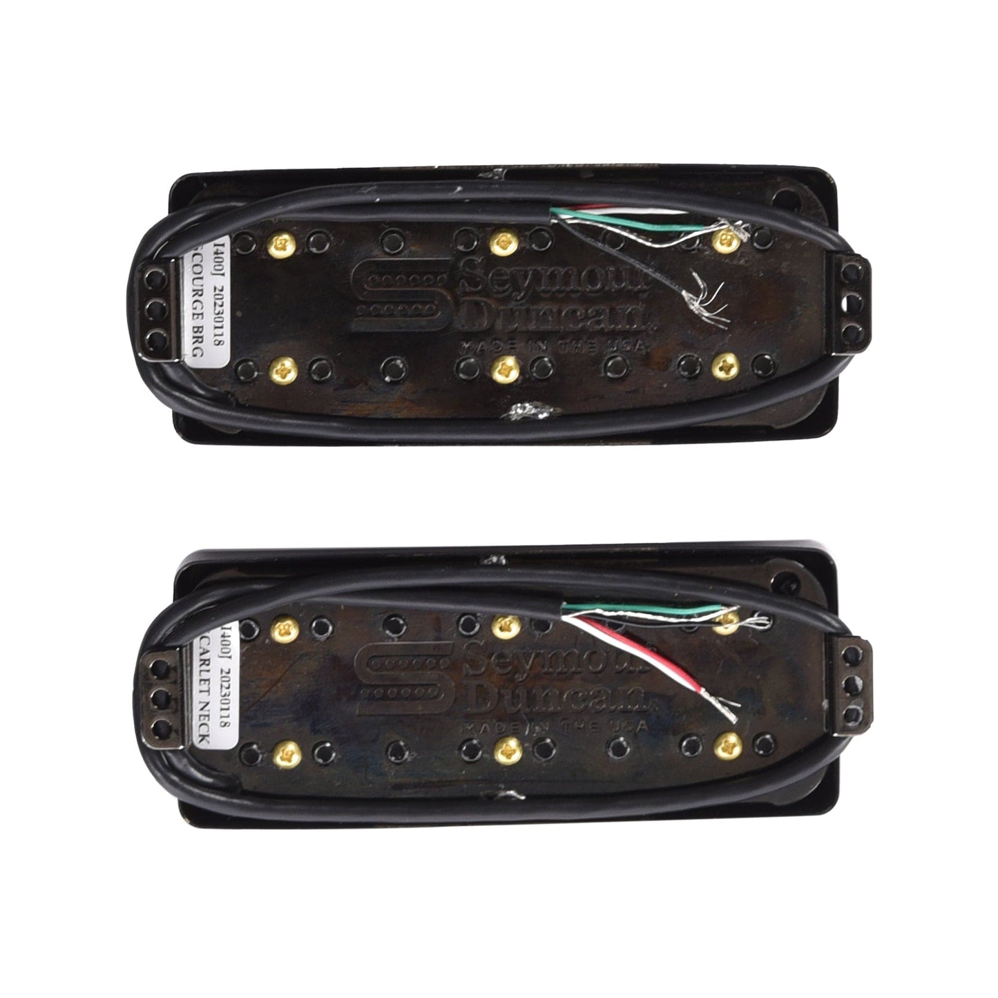 Seymour Duncan Mark Holcomb Scarlet Scourge Set 8-String Black Cover Parts / Guitar Pickups