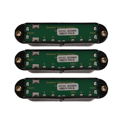 Seymour Duncan SJBJ-1 JB Jr. Pickup Set for Strat Black Parts / Guitar Pickups