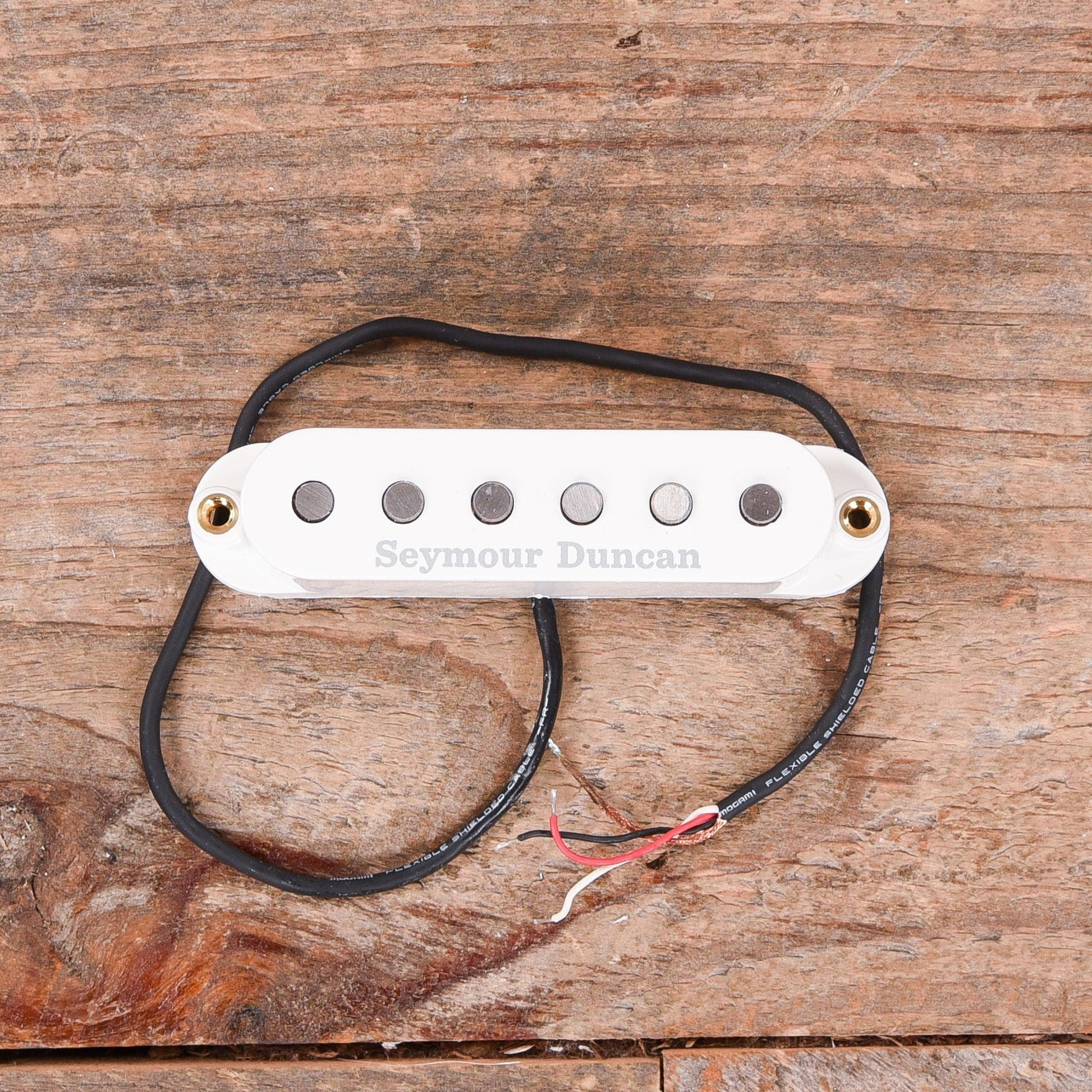 Seymour Duncan STK-S4m Classic Stack Middle Pickup - White Parts / Guitar Pickups