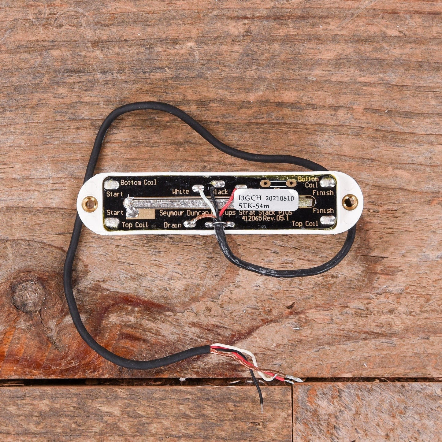 Seymour Duncan STK-S4m Classic Stack Middle Pickup - White Parts / Guitar Pickups