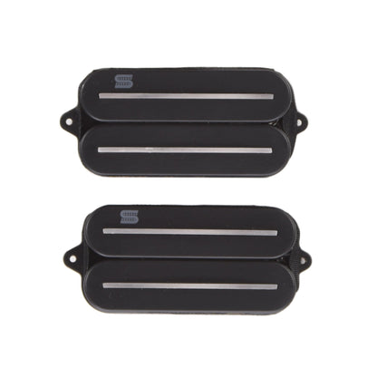 Seymour Duncan Wes Hauch Jupiter Rails 6-String Humbucker Pickup Set Black Parts / Guitar Pickups