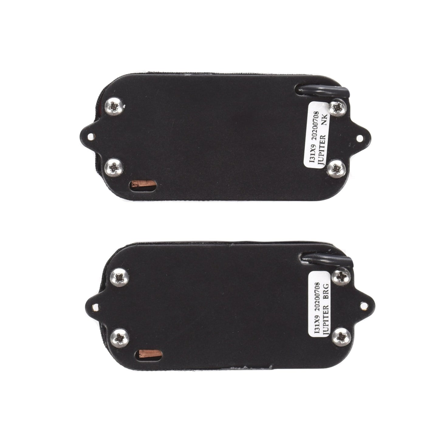 Seymour Duncan Wes Hauch Jupiter Rails 6-String Humbucker Pickup Set Black Parts / Guitar Pickups